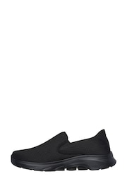 Skechers Black/White Mens Go Walk 7 Trainers - Image 2 of 5