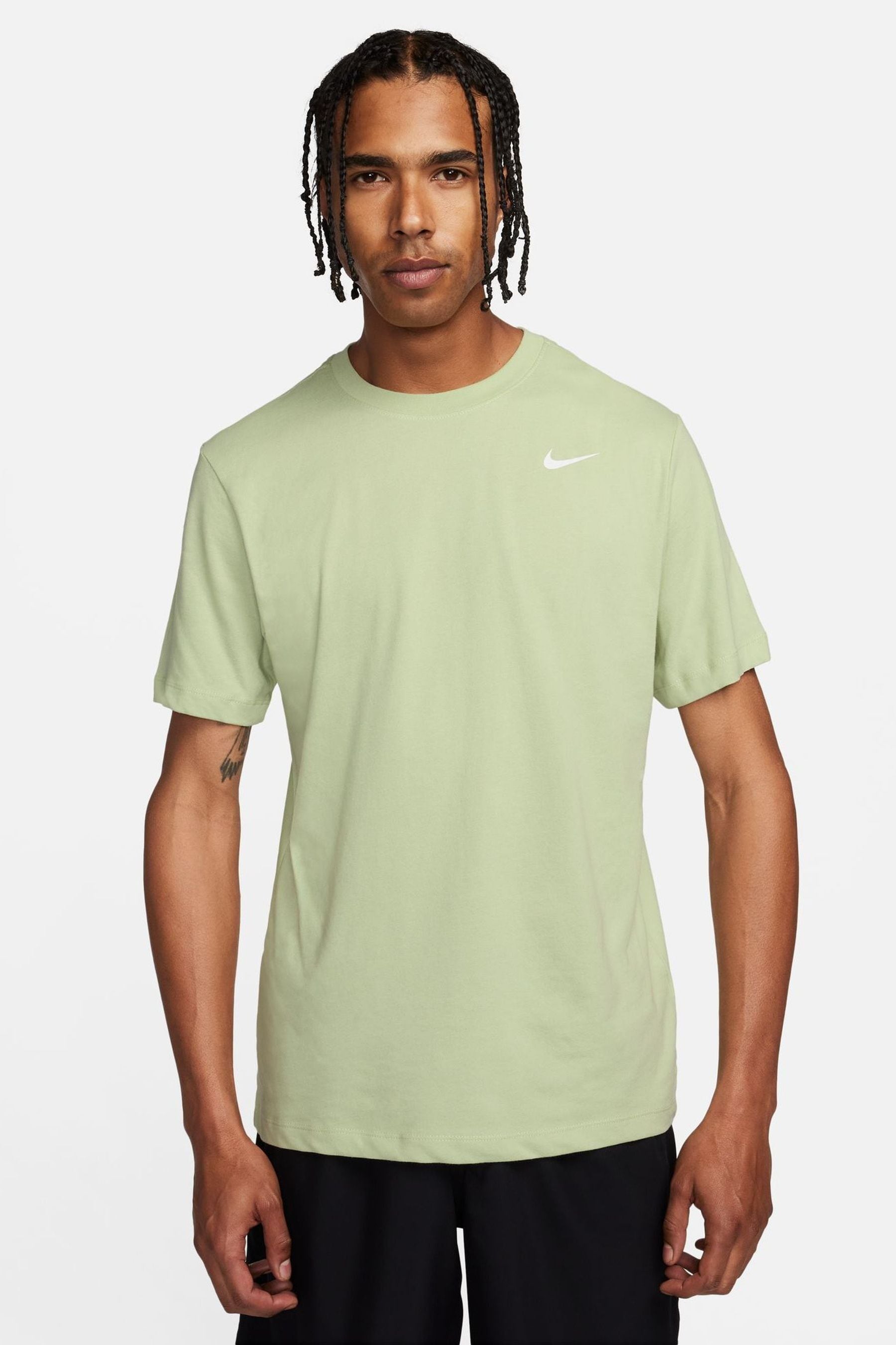 Buy Nike Olive Green Dri FIT Training T Shirt from Next Luxembourg