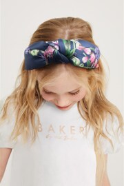 Baker by Ted Baker Girls Floral Knotted Headband - Image 2 of 6