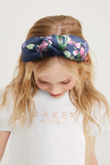 Baker by Ted Baker Girls Floral Knotted Headband