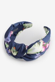 Baker by Ted Baker Girls Floral Knotted Headband - Image 4 of 6