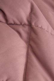 Rose Pink Shower Resistant Padded Coat - Image 8 of 8