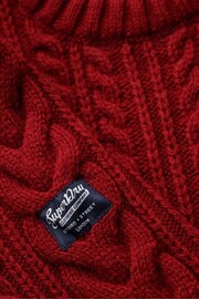 Superdry Red Jacob Crew Jumper - Image 6 of 6