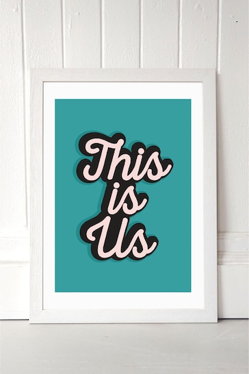 East End Prints Brown This Is Us Print by Native State