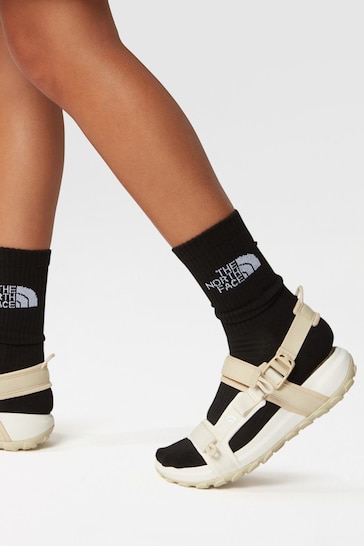 The North Face White Womens Explore Camp Sliders