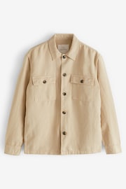 GANT Relaxed Fit Cotton Linen Twill Overshirt - Image 5 of 5