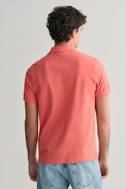 GANT Pink Regular Shield Polo Shirt - Image 2 of 5