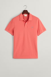 GANT Pink Regular Shield Polo Shirt - Image 5 of 5