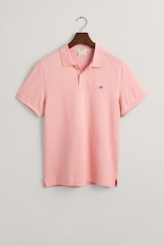 GANT Dark Pink Regular Shield Polo Shirt - Image 5 of 5