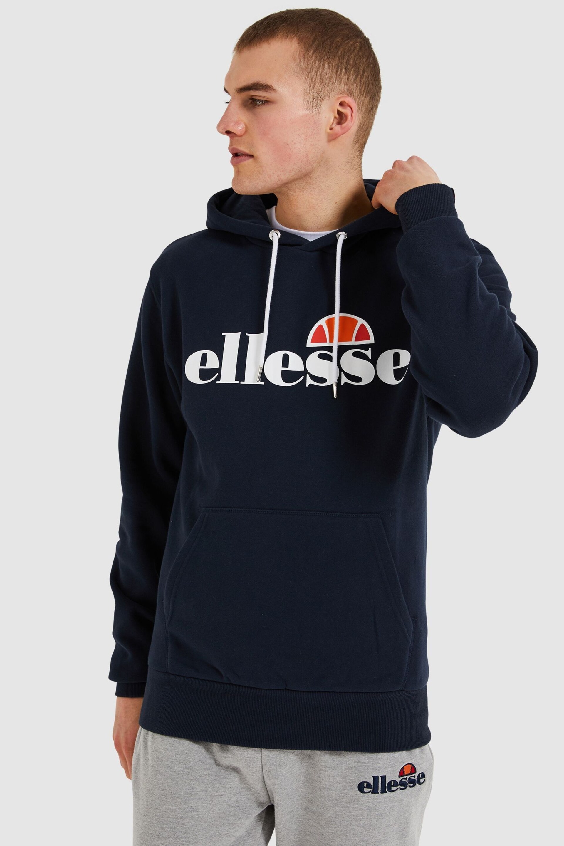 Ellesse Navy Gottero Hoodie - Image 1 of 5