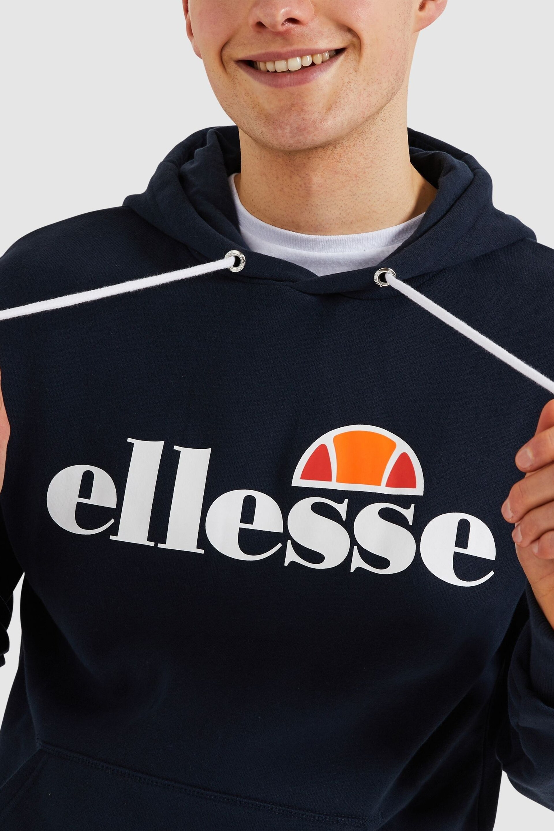 Ellesse Navy Gottero Hoodie - Image 4 of 5