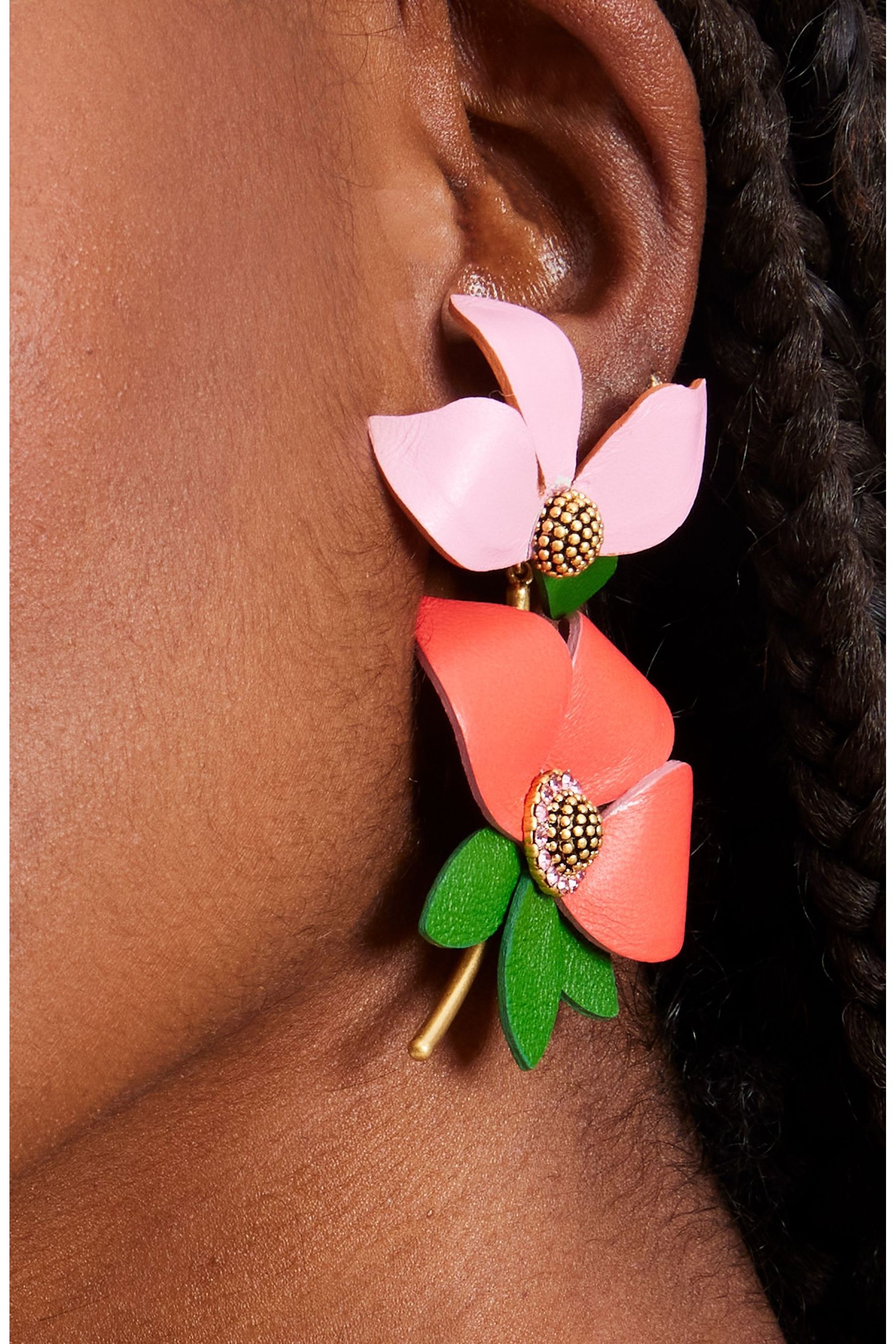 Kate spade leather earrings 2025