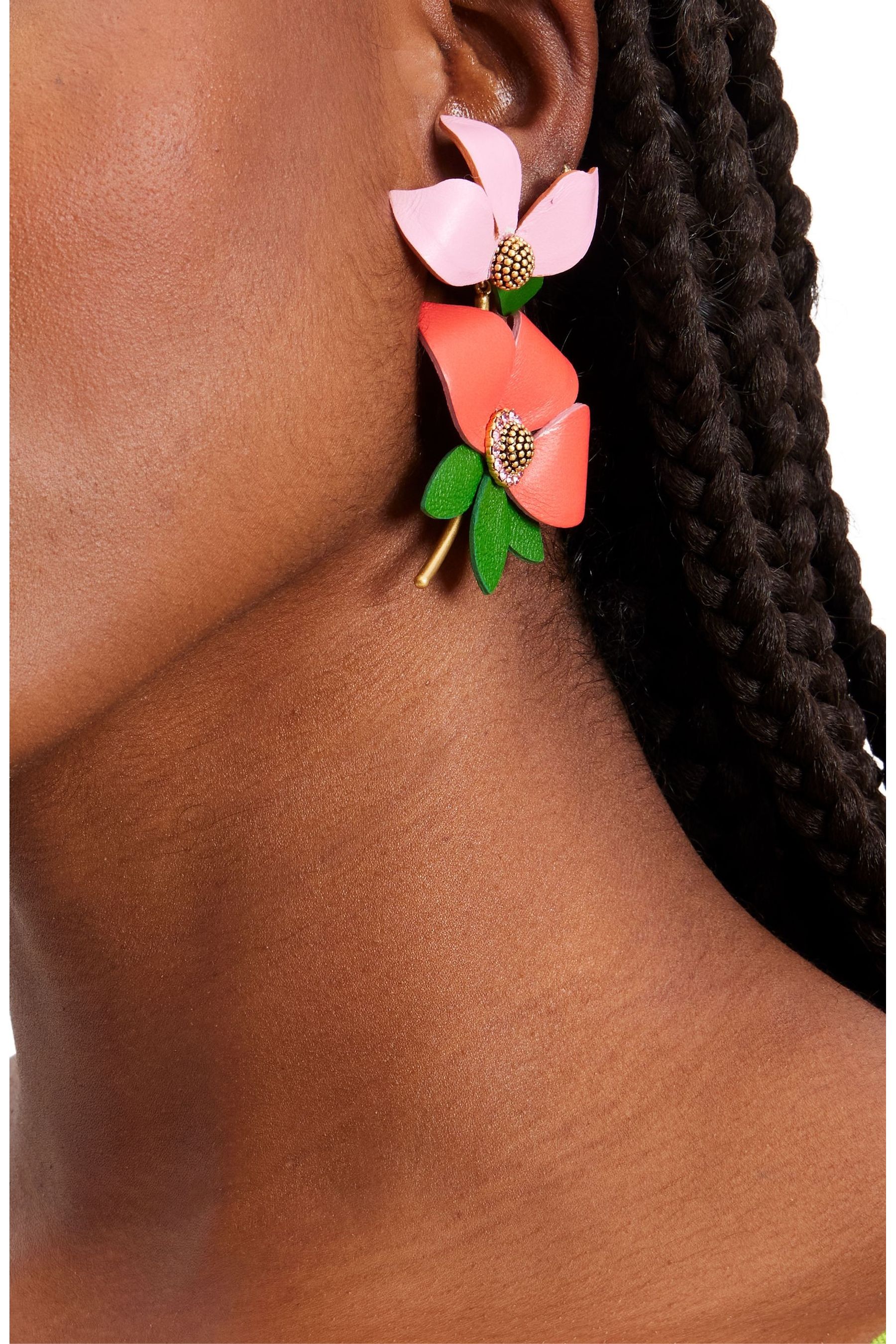 Kate spade leather earrings discount