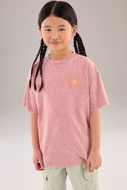 Pink Oversized Graphic T-Shirt (3-16yrs) - Image 2 of 7