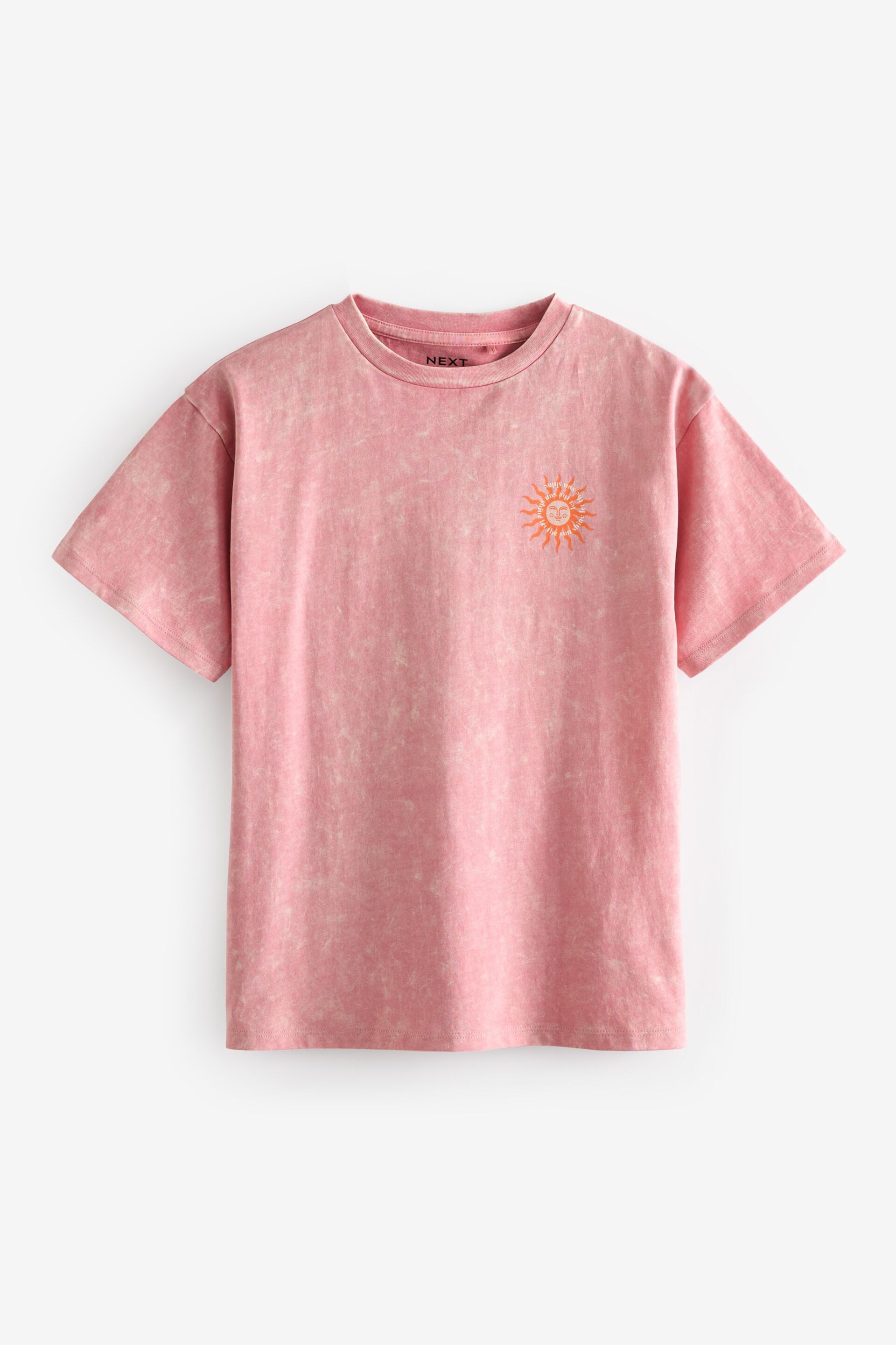Pink Oversized Graphic T-Shirt (3-16yrs) - Image 5 of 7