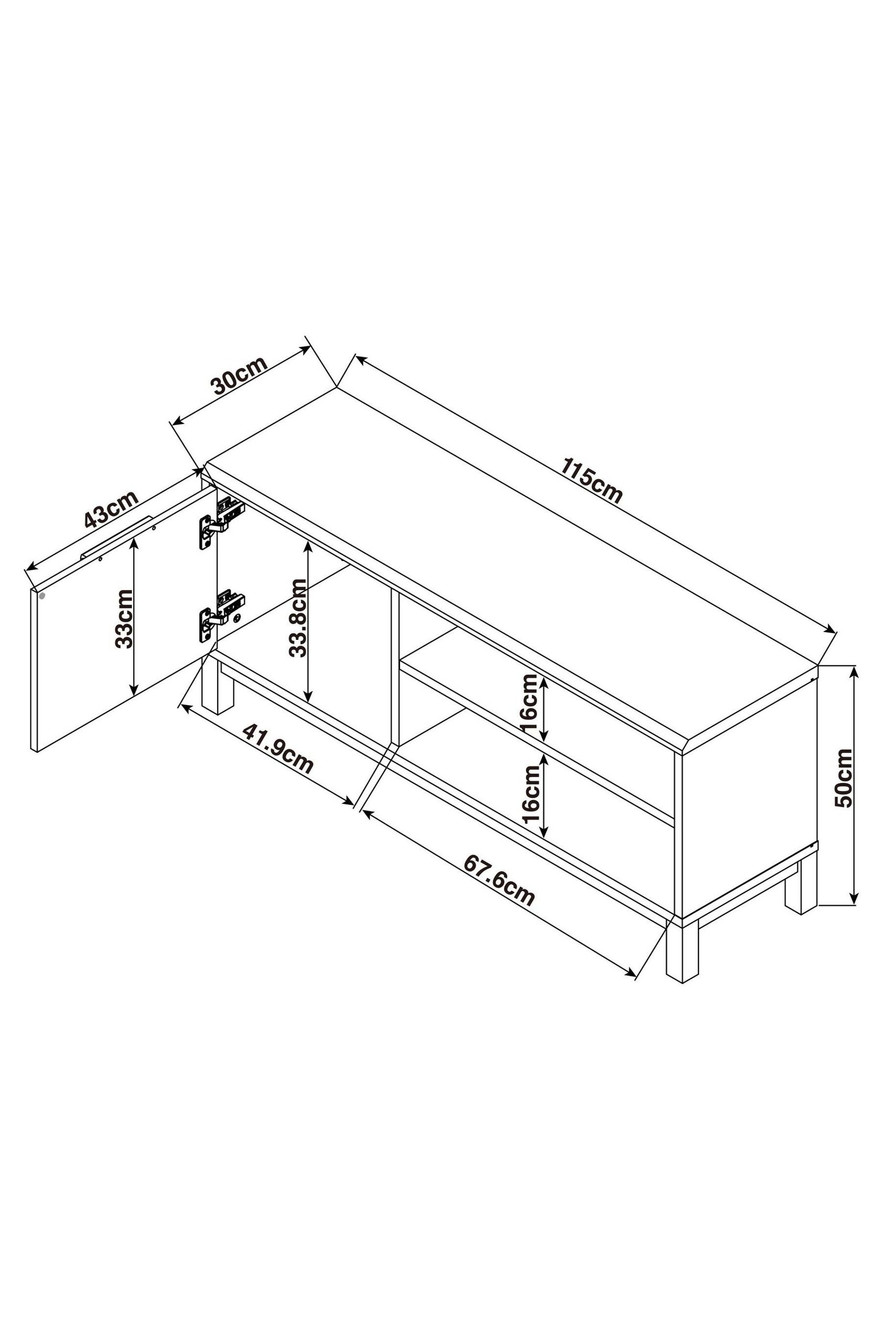 Next bronx store corner tv unit