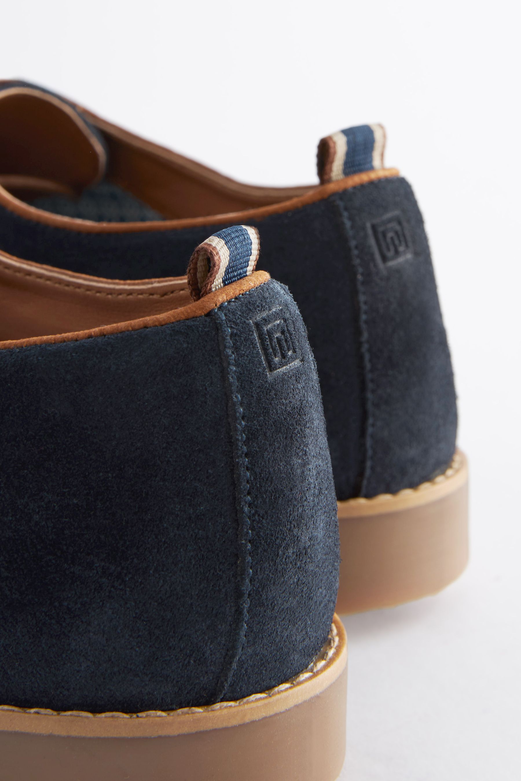 Buy Navy Blue Suede Derby Shoes from the Next UK online shop