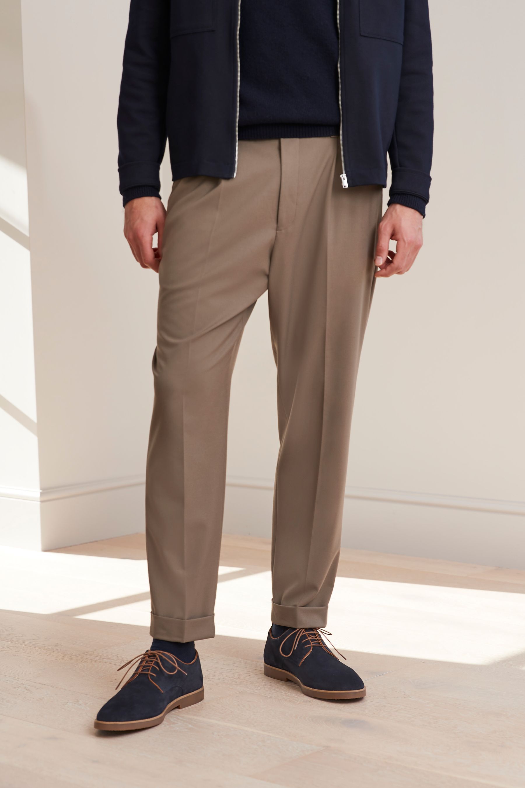 Buy Navy Blue Suede Derby Shoes from Next Singapore