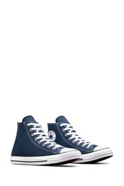 Converse Navy Regular Fit Chuck Taylor All Star High Trainers - Image 11 of 11