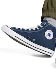 Converse Navy Regular Fit Chuck Taylor All Star High Trainers - Image 3 of 11