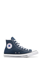 Converse Navy Regular Fit Chuck Taylor All Star High Trainers - Image 4 of 11