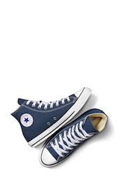 Converse Navy Regular Fit Chuck Taylor All Star High Trainers - Image 7 of 11