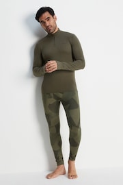 Tog 24 Green Snowdon Thermal Zip Neck Saga T-Shirt - Image 3 of 7