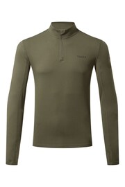 Tog 24 Green Snowdon Thermal Zip Neck Saga T-Shirt - Image 6 of 7