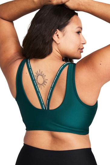 Under Armour Green Infinity Low Support Strappy Bra