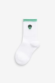 Marvel White Ground Ribbed Socks 3 Pack - Image 4 of 4