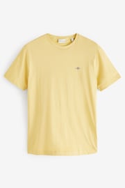 GANT Yellow Shield Logo T-Shirt - Image 1 of 5