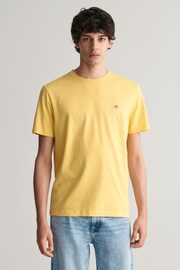 GANT Yellow Shield Logo T-Shirt - Image 2 of 5