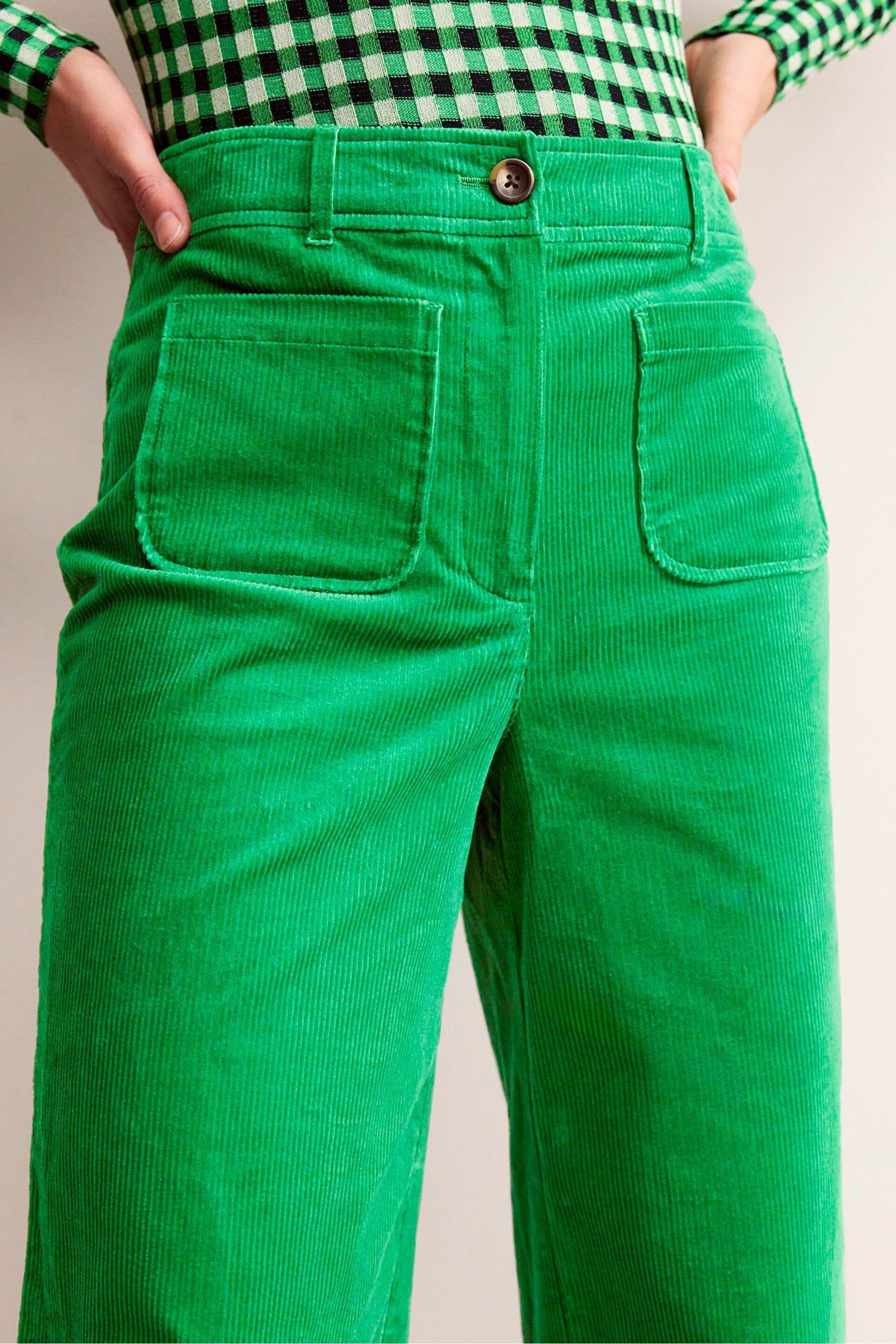 Boden Green Westbourne Corduroy Trousers - Image 3 of 4