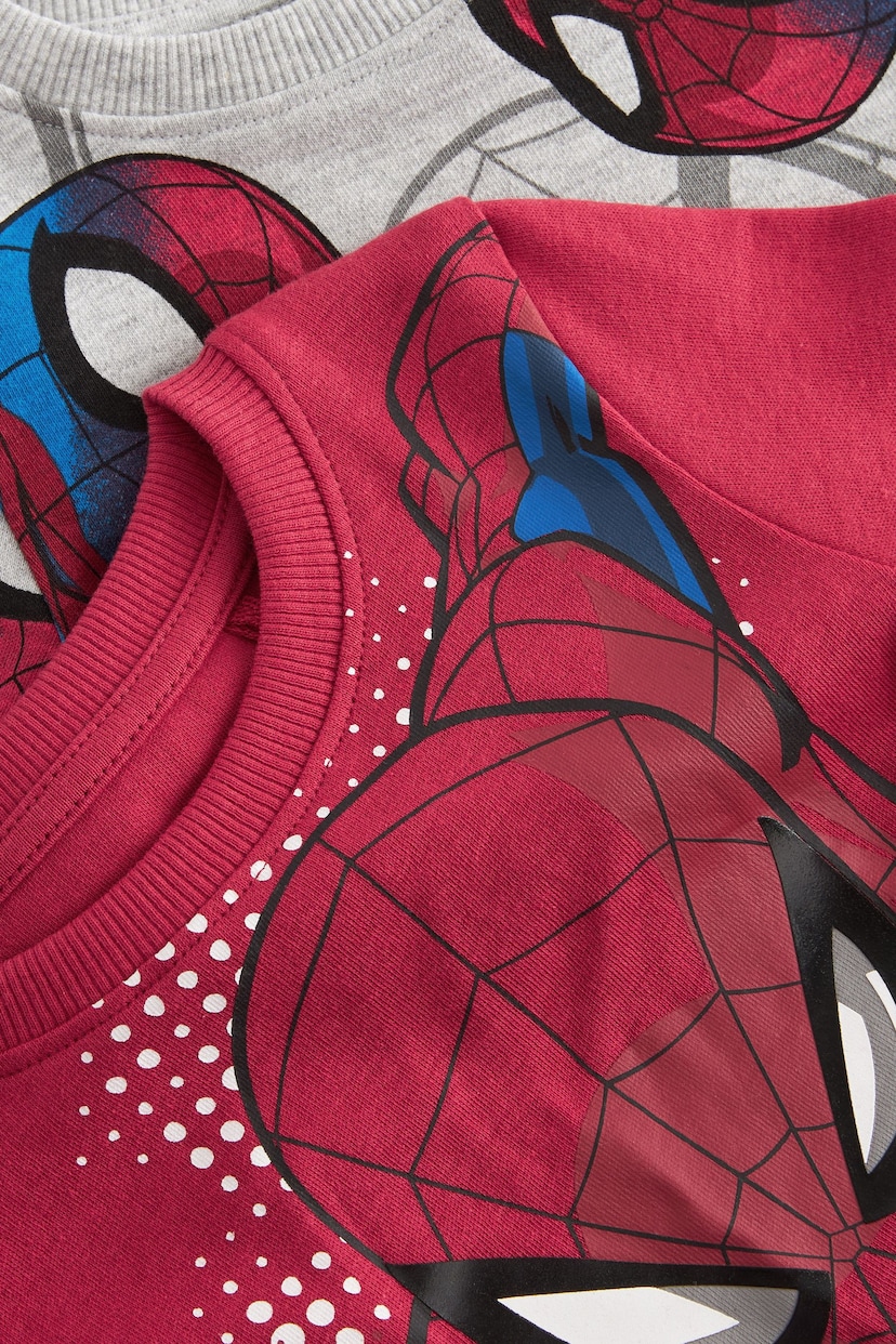 Red/Navy Spiderman 2 Pack Snuggle Pyjamas (12mths-10yrs) - Image 7 of 7