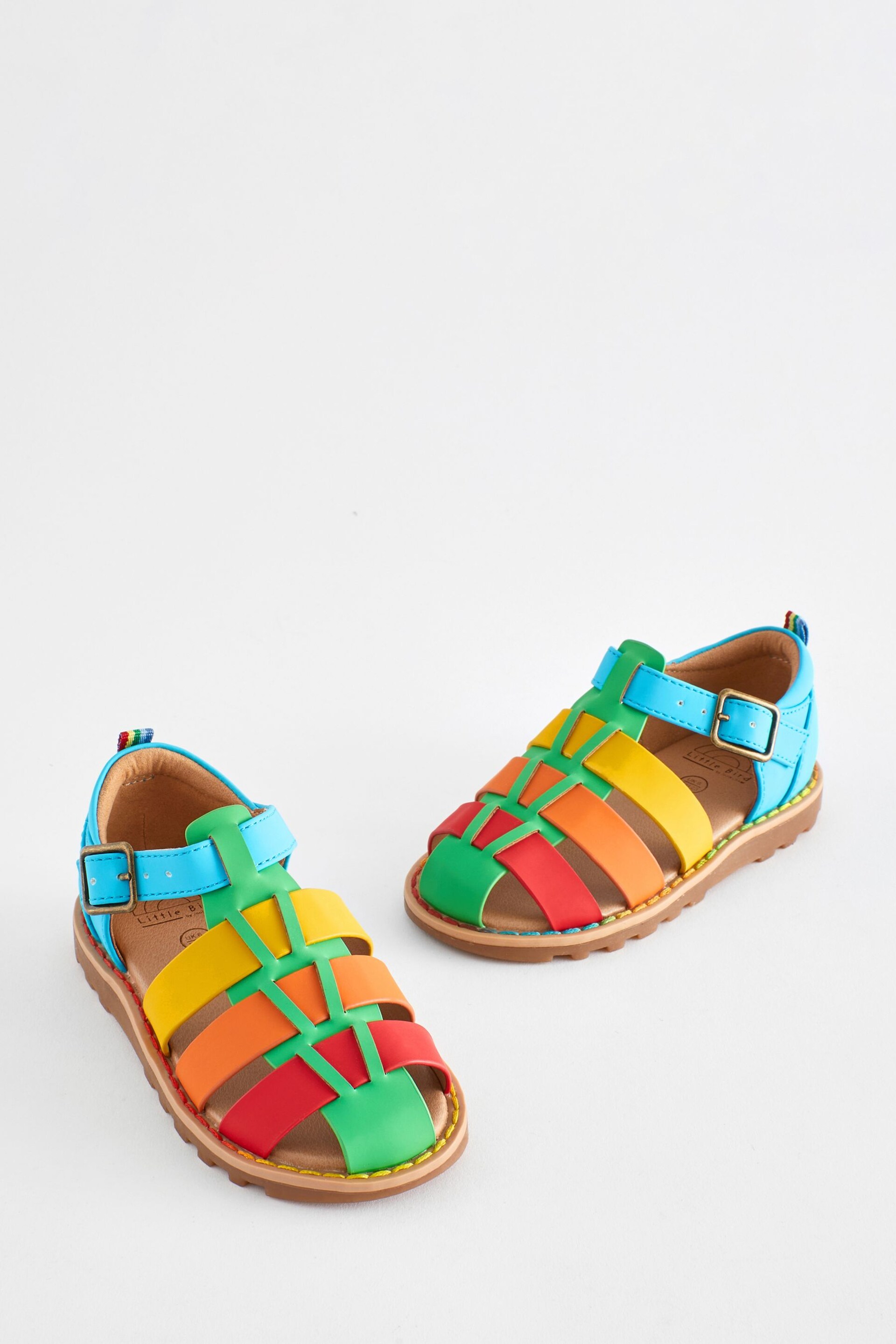 Little Bird by Jools Oliver Blue Fisherman Sandals - Image 1 of 6