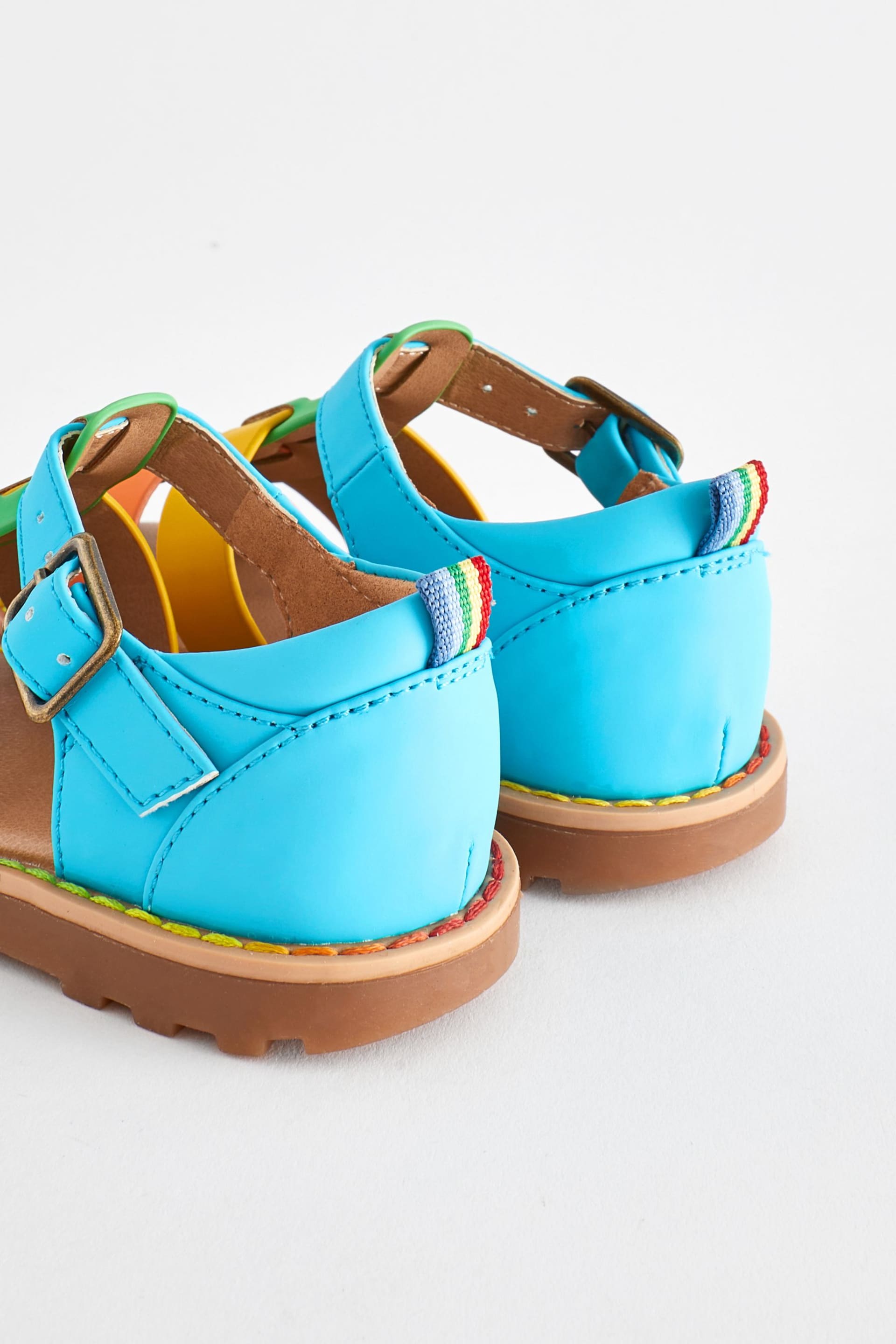 Little Bird by Jools Oliver Blue Fisherman Sandals - Image 3 of 6
