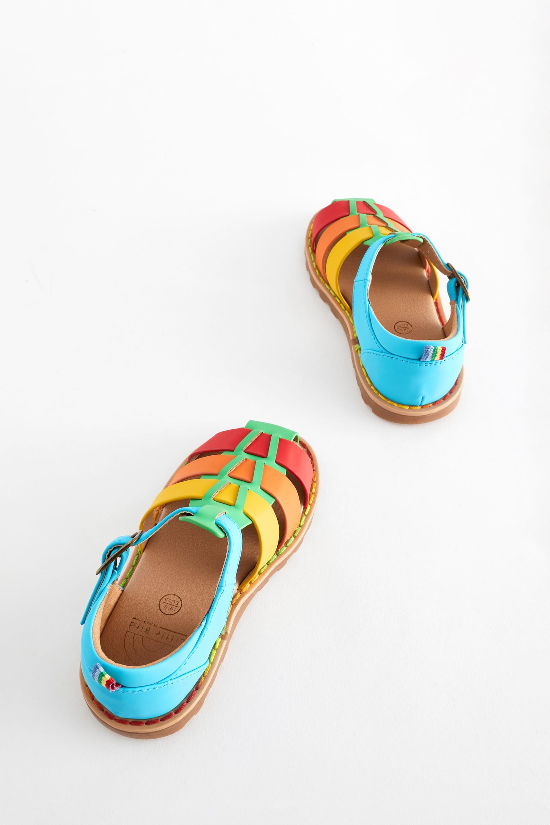 Little Bird by Jools Oliver Blue Fisherman Sandals - Image 6 of 6