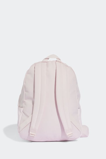 adidas Pink Classic Horizontal 3-Stripes Backpack