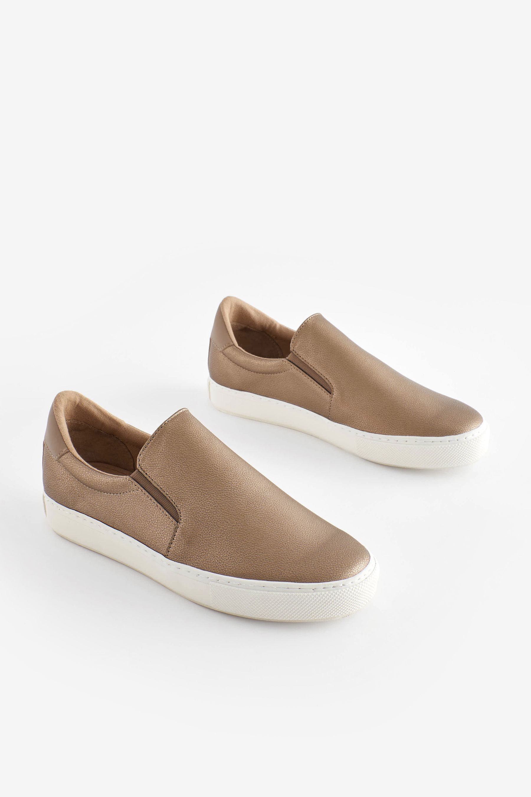 Slip on new arrivals sneakers tan