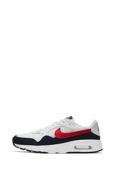 Nike White/Blue/Red Air Max SC Trainers