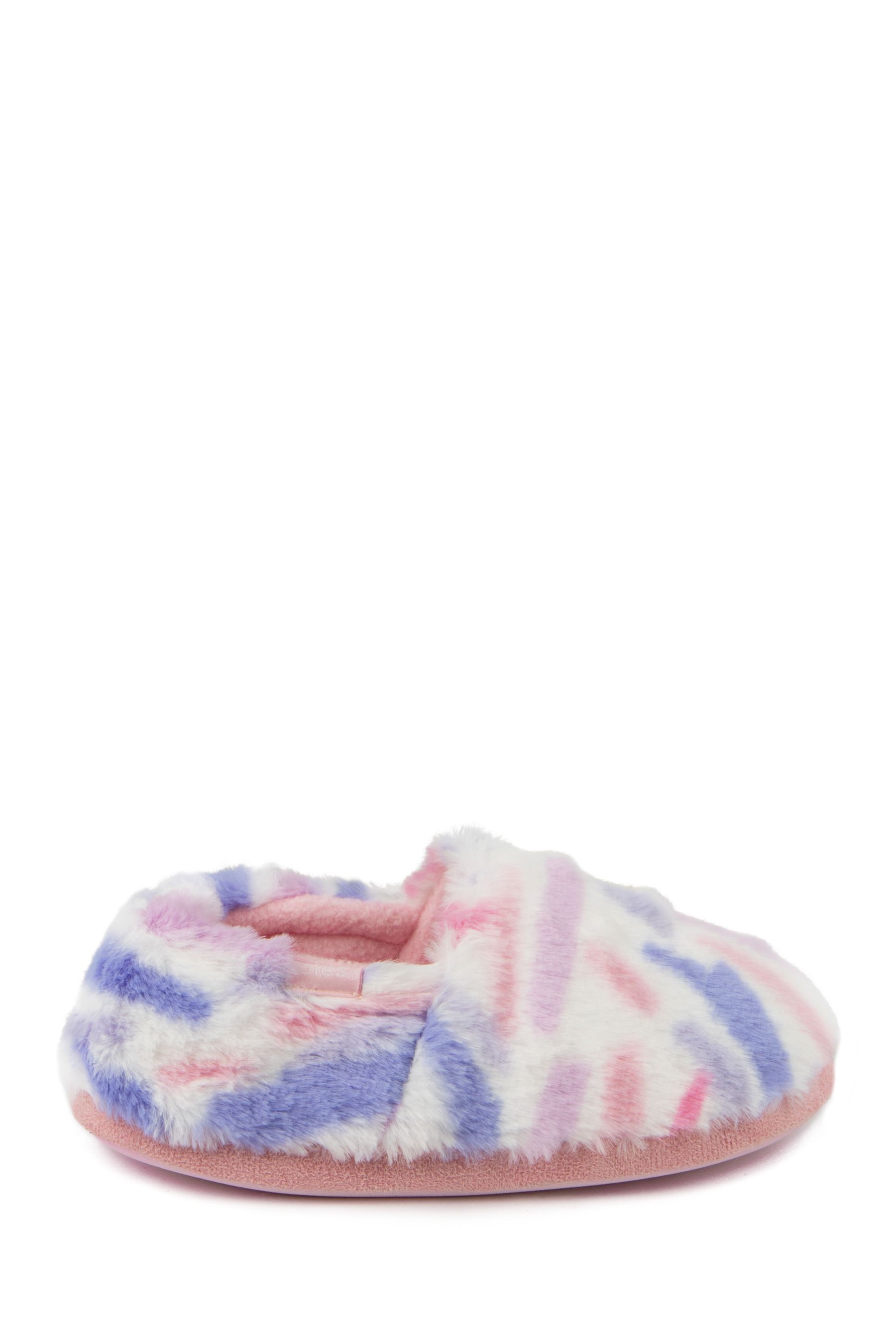 Buy Totes Pink Short Full Back Borg Slippers from Next Canada