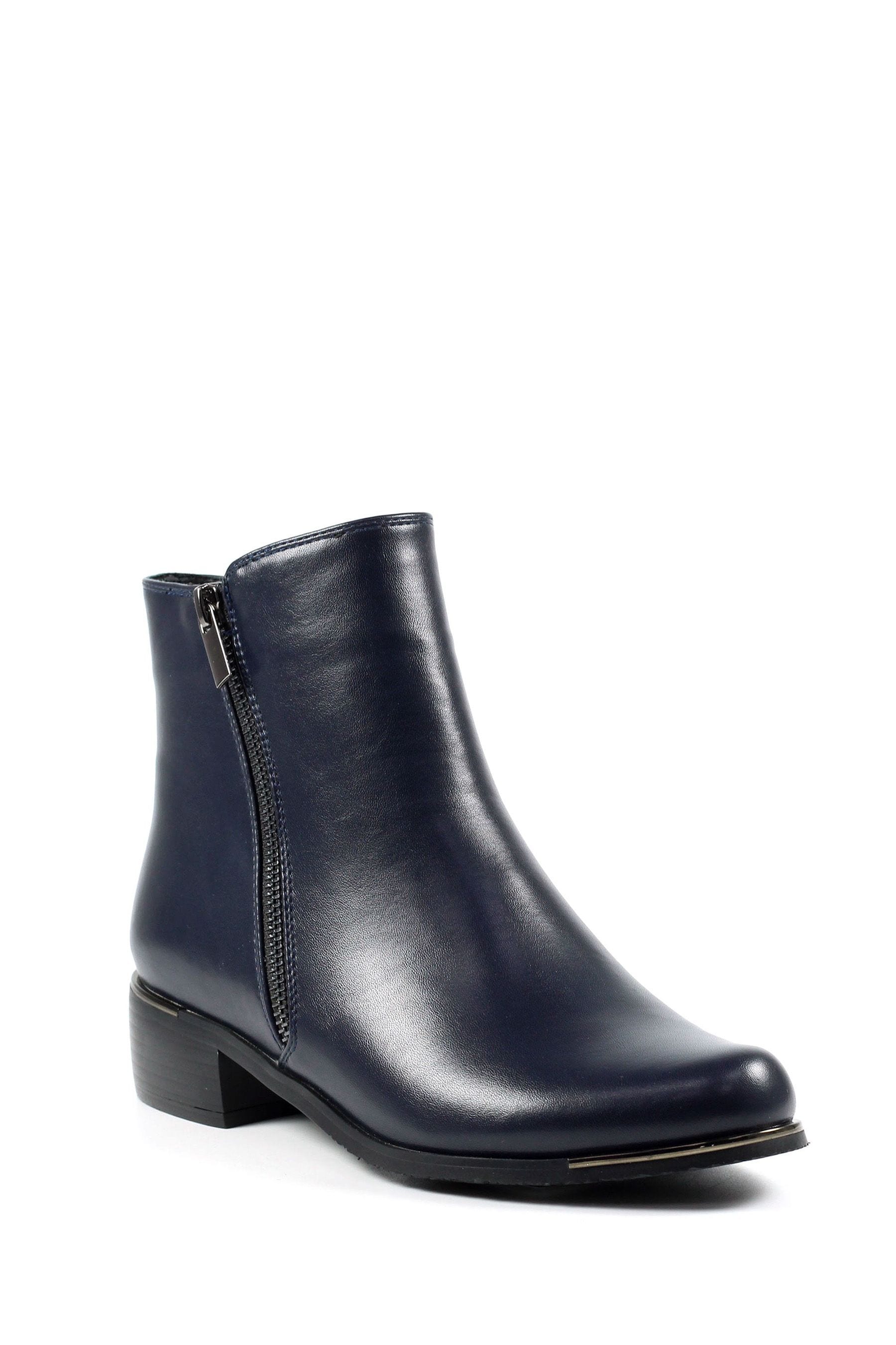 Navy ankle best sale boots next