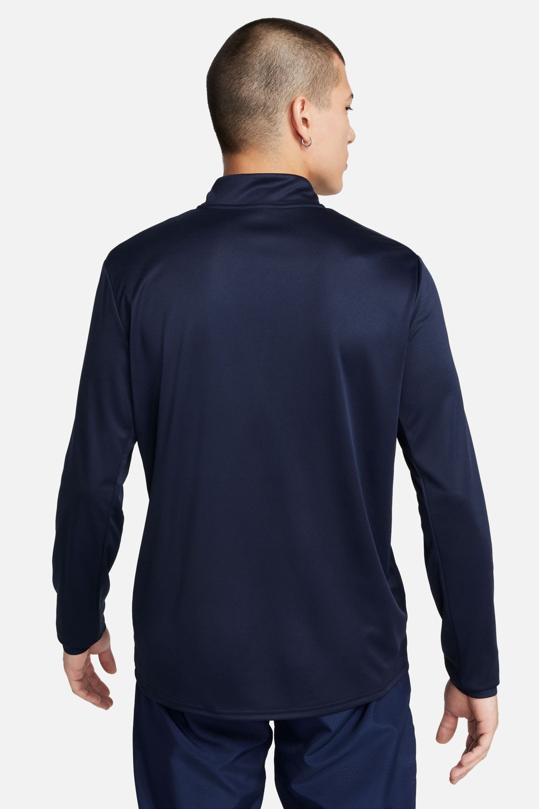 Nike navy half zip shop