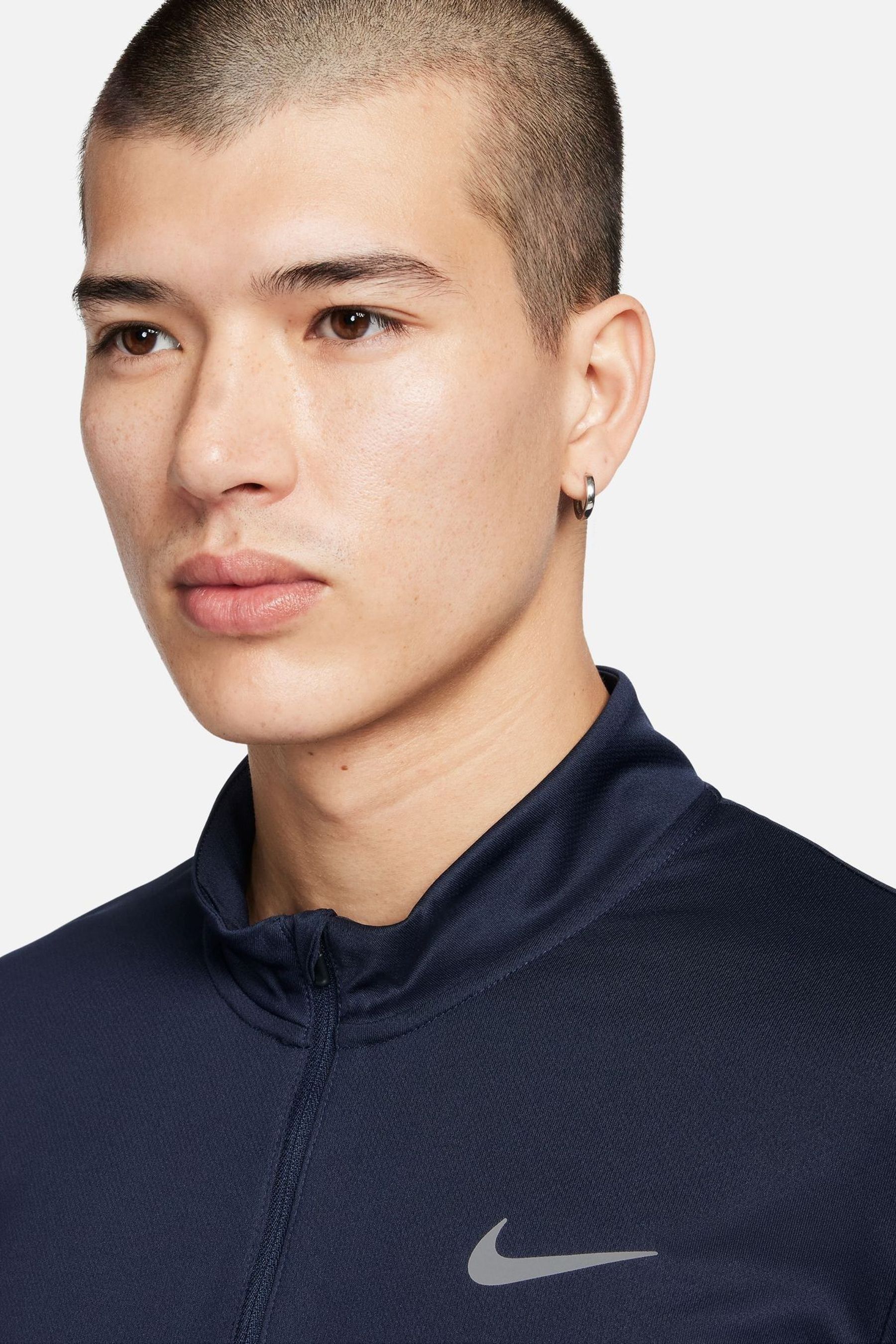 Buy Nike Navy Dri FIT Pacer Quarter Zip Running Top from Next Ireland