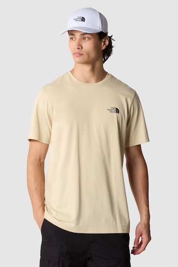 The North Face Brown Mens Simple Dome Short Sleeve T-Shirt