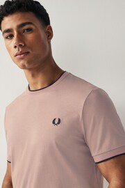 Fred Perry Twin Tipped Logo T-Shirt - Image 4 of 6