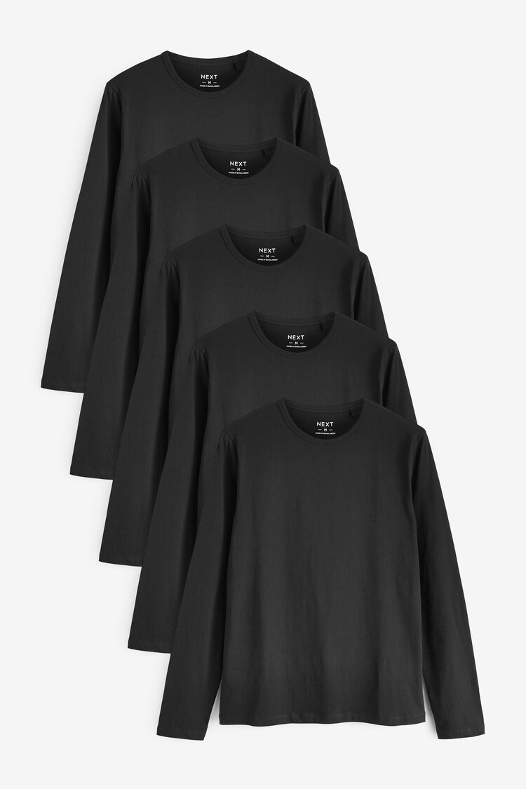 Pack De 3 Camisetas De Manga Larga Para Bebé - 100% Algodón, Básicas, Marca NEXT