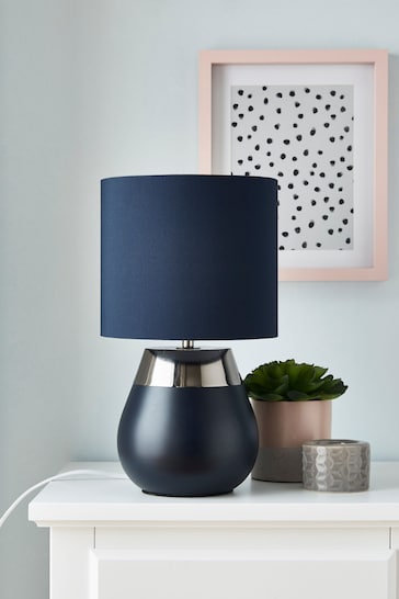 Navy Kit Touch Table Lamp