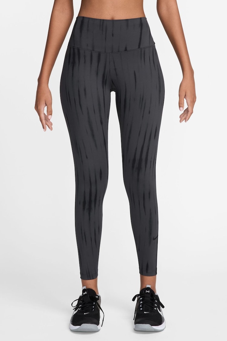 Nike Cool Grey One High-Waisted 7/8 Printed Leggings - Image 1 of 4