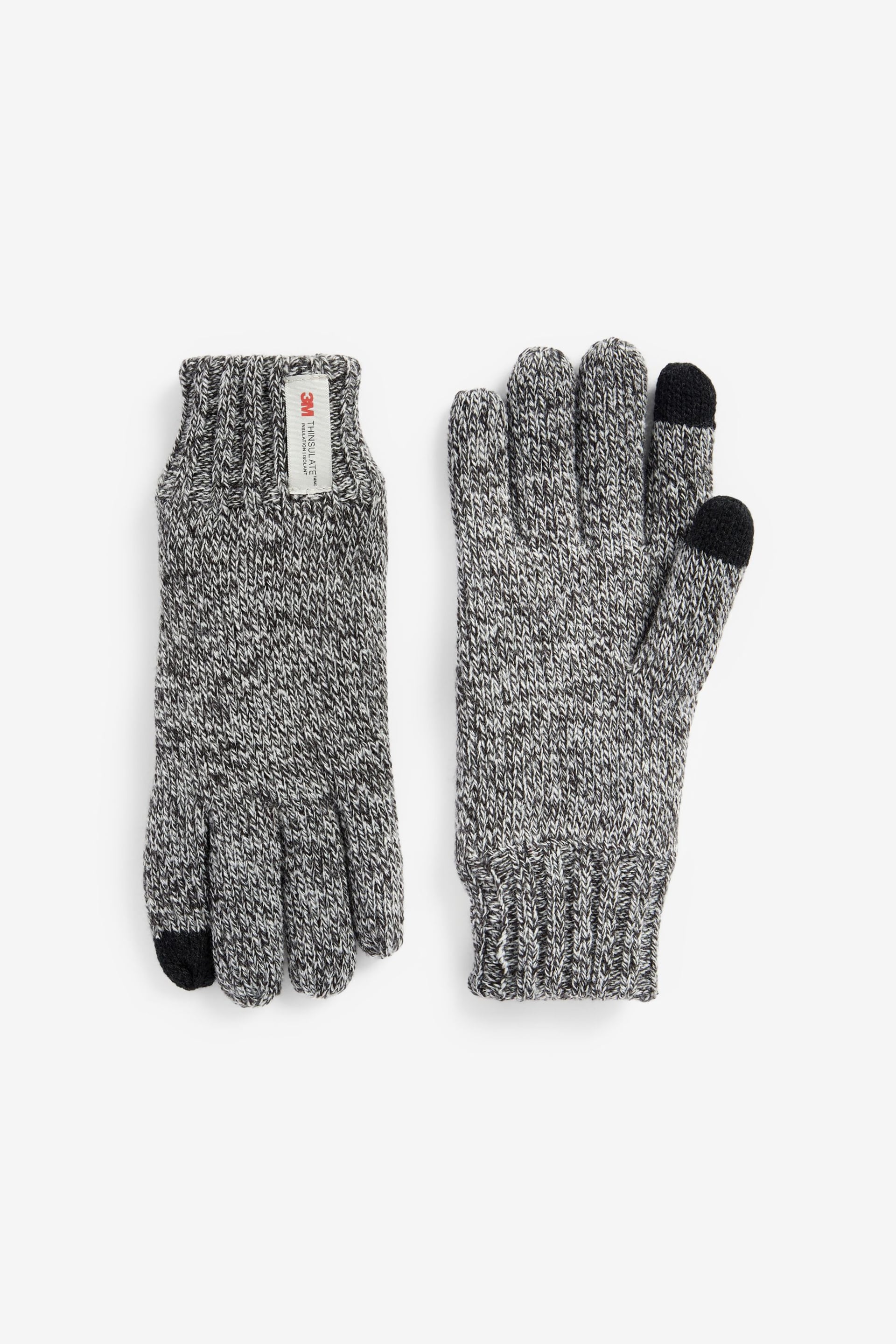 Grey Thinsulate Gloves - Image 3 of 4
